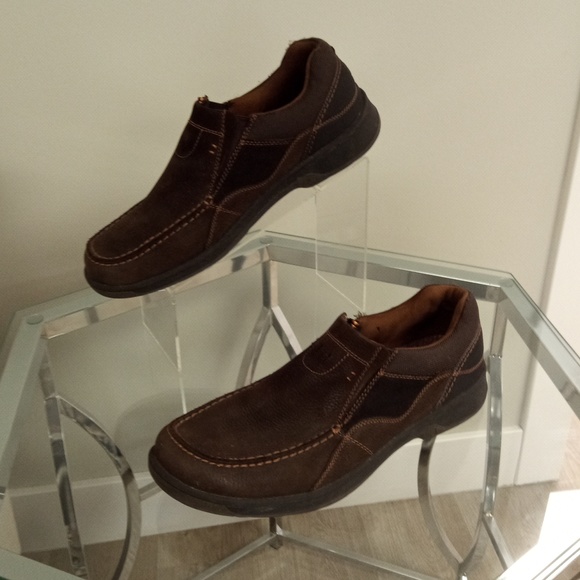 Nunn Bush Men's Brown Leather Slip-On Loafers Size 12M - Picture 2 of 8